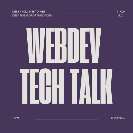 WebDev Tech Talks